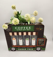 Load image into Gallery viewer, coffee gift basket, gourmet basket, food basket, gift baskets green bay
coffee gift box, coffee lover gift set, caffeine gift basket, sugar-free coffee syrups, cozy coffee gift, mug and syrup set, funny coffee socks gift