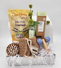 Load image into Gallery viewer, spa gift basket, gift baskets near me, local delivery, gift baskets green bay, green bay baskets
spa gift box
self-care kit
relaxation gift