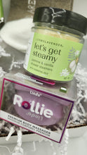 Load image into Gallery viewer, self-care gift box, spa gift set for women, relaxation gift basket, pampering gift ideas, wellness gift box, luxury spa box, stress relief gifts, at-home spa kit, gift box with shower steamers, body butter and candle set, gift baskets green bay, gift baskets local,