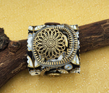 Load image into Gallery viewer, fabric bracelet, hobo style bracelet, upcycled, repurposed, shops near me, handmade