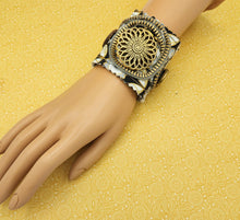 Load image into Gallery viewer, fabric bracelet, hobo style bracelet, upcycled, repurposed, shops near me, handmade