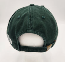 Load image into Gallery viewer, embellished baseball cap, handmade hats, women’s cadat hat, baseball trucker distressed hat, ball cap, josie t. designs, upcycled women’s hat, packers baseball cap