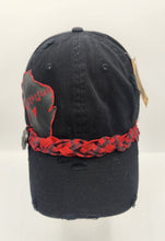 Load image into Gallery viewer, wisconsin baseball cap, women's shabby chic hat, wisconsin hats, boutique near me , shops green bay