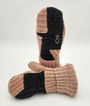Load image into Gallery viewer, Handmade mittens, upcycled mittens, sweater mittens, wool mitten, shops green bay, repurposed sweaters,