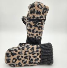 Load image into Gallery viewer, Handmade mittens, upcycled mittens, sweater mittens, wool mitten, shops green bay, repurposed sweaters, Josie T. Designs