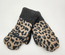 Load image into Gallery viewer, Handmade mittens, upcycled mittens, sweater mittens, wool mitten, shops green bay, repurposed sweaters, Josie T. Designs