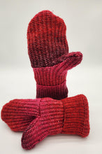 Load image into Gallery viewer, Handmade mittens, upcycled mittens, sweater mittens, wool mitten, shops green bay, repurposed sweaters, Josie T. Designs