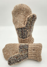 Load image into Gallery viewer, Handmade mittens, upcycled mittens, sweater mittens, wool mitten, shops green bay, repurposed sweaters, Josie T. Designs