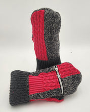 Load image into Gallery viewer, Handmade mittens, upcycled mittens, sweater mittens, wool mitten, shops green bay, repurposed sweaters, Josie T. Designs