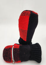 Load image into Gallery viewer, Handmade mittens, upcycled mittens, sweater mittens, wool mitten, shops green bay, repurposed sweaters, Josie T. Designs
