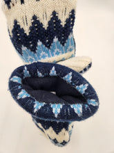Load image into Gallery viewer, Handmade mittens, upcycled mittens, sweater mittens, wool mitten, shops green bay, repurposed sweaters, Josie T. Designs