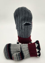 Load image into Gallery viewer, Handmade mittens, upcycled mittens, sweater mittens, wool mitten, shops green bay, repurposed sweaters, Josie T. Designs