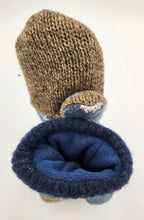 Load image into Gallery viewer, Handmade mittens, upcycled mittens, sweater mittens, wool mitten, shops green bay, repurposed sweaters, Josie T. Designs