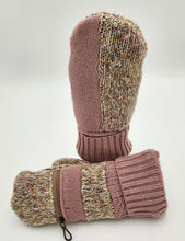 Load image into Gallery viewer, Handmade mittens, upcycled mittens, sweater mittens, wool mitten, shops green bay, repurposed sweaters, Josie T. Designs