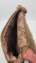 Load image into Gallery viewer, upcycled purse, men's suitcoat purse, handmade bag, crossbody bag, recycled fabric bag