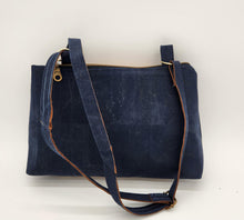 Load image into Gallery viewer, cork purse, handmade, crossbody bag, fabric purse,