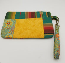 Load image into Gallery viewer, wristlet purse, wristlet handbag, handmade, women's clutc