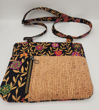 Load image into Gallery viewer, cork purse, crossbody bag, handmade purse, fabric bag, boutique green bay