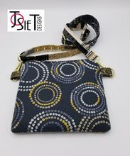 Load image into Gallery viewer, crossbody bag, quilted handbag, embroidered handbag, handmade crossbody