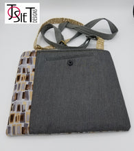Load image into Gallery viewer, crossbody bag, quilted handbag, embroidered handbag, handmade crossbody