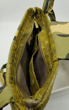 Load image into Gallery viewer, crossbody bag, handmade purse, boutique green bay, made in the usa, upcycled purse, men's suitcoat bag