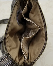 Load image into Gallery viewer, Crossbody bag, Crossbody Purse, Recycled Crossbody Purse, Handbag, Recycled wool, Recycled mens suit coat