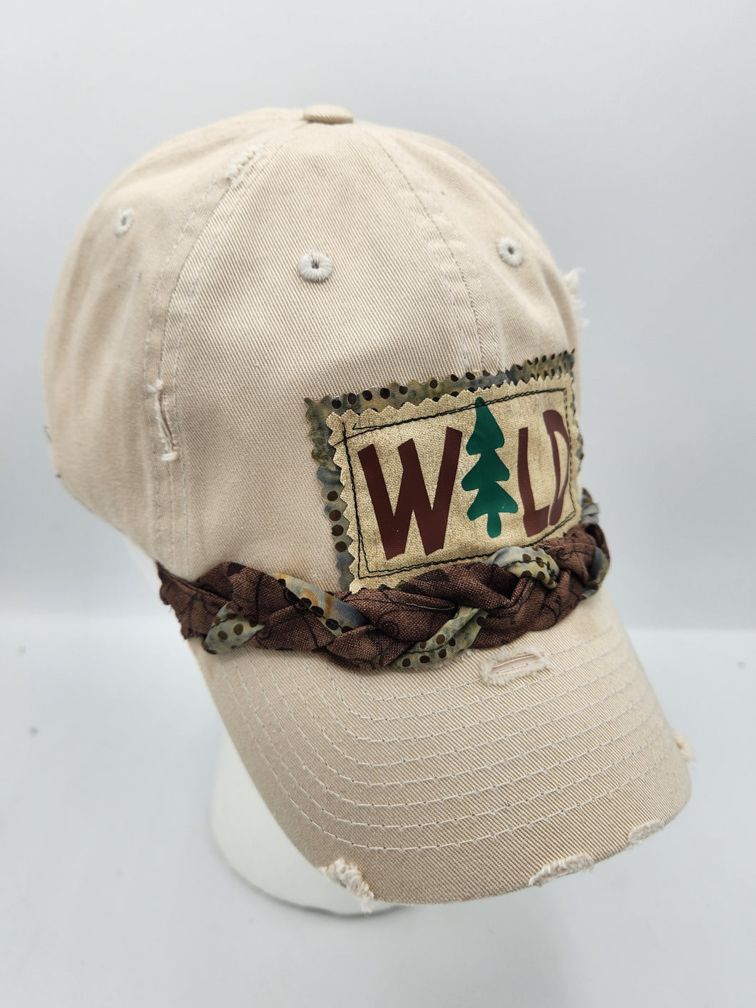 handmade baseball cap, shabby chic hat, embellished cap, upcycled baseball hat, boutique green bay