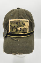 Load image into Gallery viewer, handmade baseball cap, shabby chic hat, embellished cap, upcycled baseball hat, boutique green bay
