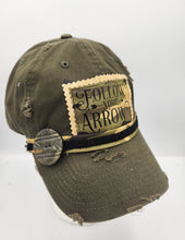 Load image into Gallery viewer, handmade baseball cap, shabby chic hat, embellished cap, upcycled baseball hat, boutique green bay
