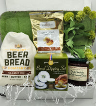 Load image into Gallery viewer, food basket, gourmet basket, gift baskets green bay, gift baskets near me, housewarming basket, thank you basket
