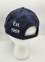 Load image into Gallery viewer, Go Brewers hat, Brewers baseball cap, navy Brewers hat, braided band baseball cap, distressed Brewers hat, Milwaukee Brewers fan gear, women’s Brewers hat, men’s Brewers cap, sporty game day hat, Brewers accessories
