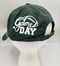 Load image into Gallery viewer, packers baseball cap, distressed hat, green bay packers apparel, packers upcycled hat, re-purposed
