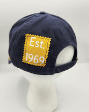 Load image into Gallery viewer, Go Brewers hat, Brewers baseball cap, navy Brewers hat, braided band baseball cap, distressed Brewers hat, Milwaukee Brewers fan gear, women’s Brewers hat, men’s Brewers cap, sporty game day hat, Brewers accessories
