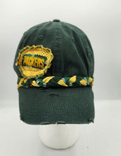 Load image into Gallery viewer, packers baseball cap, distressed hat, green bay packers apparel, packers upcycled hat, re-purposed
