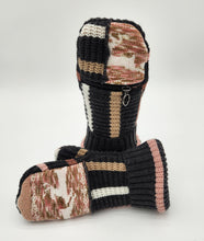 Load image into Gallery viewer, Handmade mittens, upcycled mittens, sweater mittens, wool mitten, shops green bay, repurposed sweaters, 
