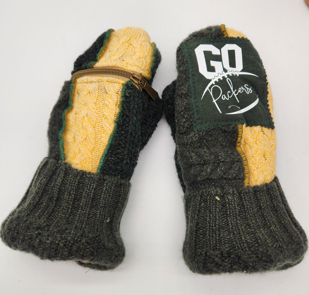 Handmade mittens, upcycled mittens, sweater mittens, wool mitten, shops green bay, repurposed sweaters, Josie T. Designs