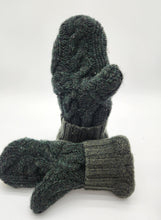 Load image into Gallery viewer, Handmade mittens, upcycled mittens, sweater mittens, wool mitten, shops green bay, repurposed sweaters, Josie T. Designs
