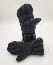 Load image into Gallery viewer, Handmade mittens, upcycled mittens, sweater mittens, wool mitten, shops green bay, repurposed sweaters, Josie T. Designs
