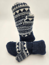 Load image into Gallery viewer, Handmade mittens, upcycled mittens, sweater mittens, wool mitten, shops green bay, repurposed sweaters, Josie T. Designs
