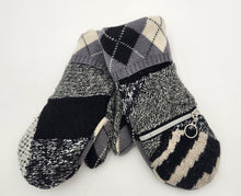 Load image into Gallery viewer, Handmade mittens, upcycled mittens, sweater mittens, wool mitten, shops green bay, repurposed sweaters, Josie T. Designs

