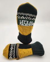 Load image into Gallery viewer, Handmade mittens, upcycled mittens, sweater mittens, wool mitten, shops green bay, repurposed sweaters, Josie T. Designs
