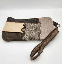Load image into Gallery viewer, upcycled handbag, recycled purse, wristlet purse, handmade bags, shops near me
