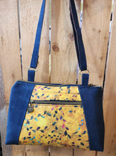Load image into Gallery viewer, cork purse, handmade, crossbody bag, fabric purse, 

