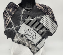Load image into Gallery viewer, Summer scarf, summer shawl, handmade scarf, upcycled, re-purposed
