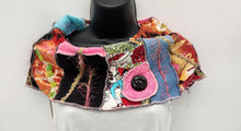 Load image into Gallery viewer, Summer scarf, summer shawl, handmade scarf, upcycled, re-purposed
