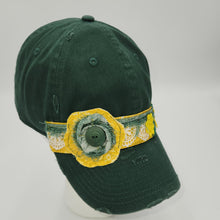 Load image into Gallery viewer, green bay packers baseball cap handmade
