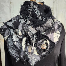 Load image into Gallery viewer, handmade scarf, handmade cowl neck scarf
