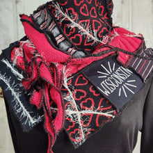 Load image into Gallery viewer, wisconsin handmade cowl neck scarf, wisconsin scarf
