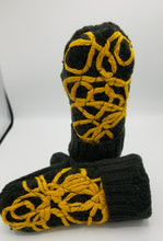 Load image into Gallery viewer, upcycled sweater mittens, recycled mittens, handmade gloves, made in wisconsin, boutique green bay
