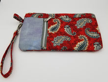 Load image into Gallery viewer, wristlet purse, josie t. designs, handmade green bay, boutique green bay, women;s handbag
